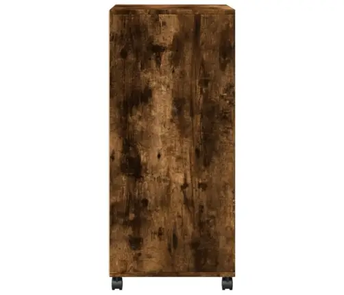 Spintelė Su Ratukais, Dūminio Ąžuolo, 55X40X91cm Mediena