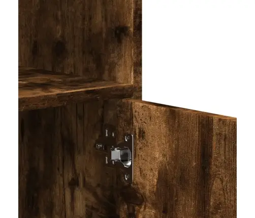 Spintelė Su Ratukais, Dūminio Ąžuolo, 55X40X91cm Mediena