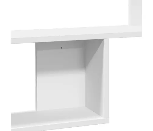 Sienas Plaukts, Balts, 100X15X70 Cm, Inženierijas Koks Vidaxl