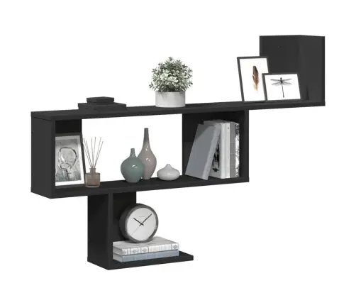 Seinariiul, Must, 100X15X70 cm Tehispuit