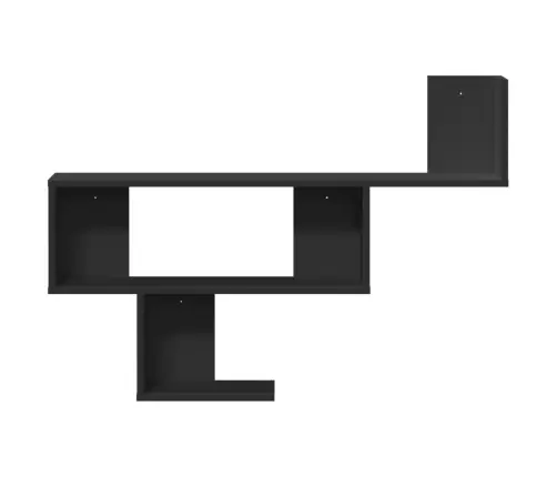 Seinariiul, Must, 100X15X70 cm Tehispuit