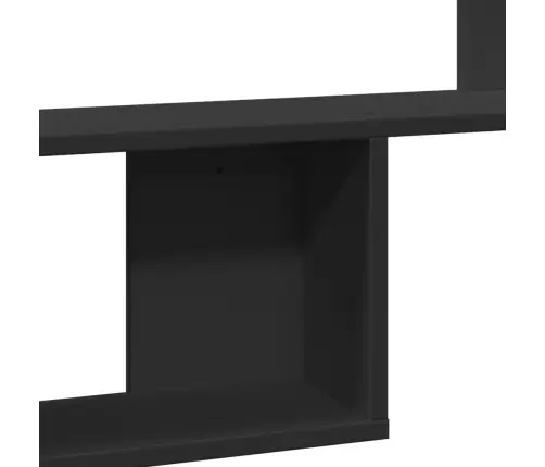 Seinariiul, Must, 100X15X70 cm Tehispuit