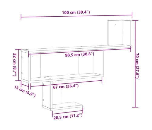 Seinariiul, Käsitöötamm, 100X15X70 cm Tehispuit