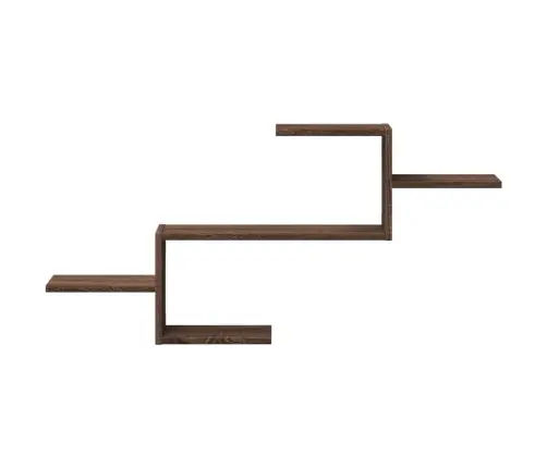 Seinariiul, Pruun Tamm, 104X15X49 cm Tehispuit