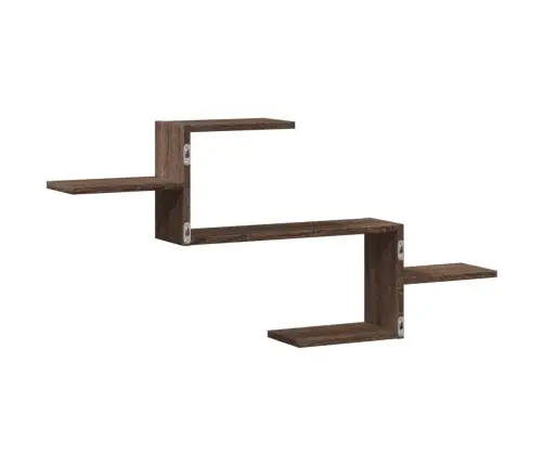 Seinariiul, Pruun Tamm, 104X15X49 cm Tehispuit