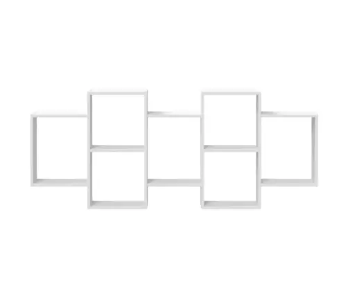 Sienas Plaukts, Balts, 159X18X65 Cm, Inženierijas Koks Vidaxl