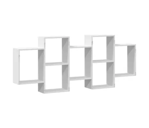 Sienas Plaukts, Balts, 159X18X65 Cm, Inženierijas Koks Vidaxl