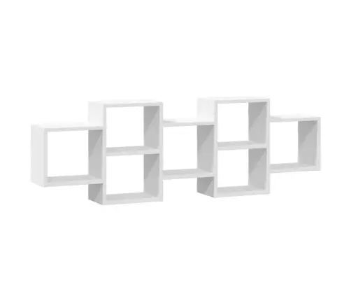 Seinariiul, Valge, 129X18X42 cm Tehispuit