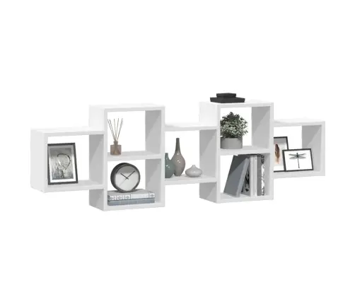 Seinariiul, Valge, 129X18X42 cm Tehispuit