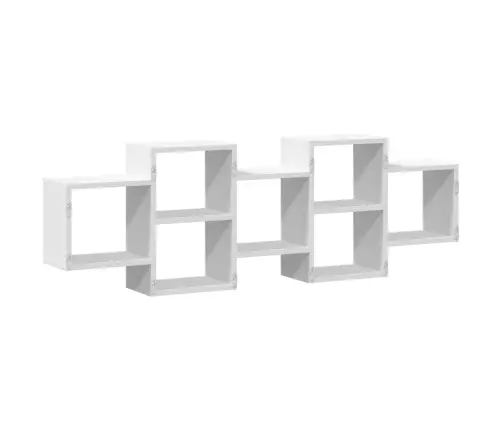 Seinariiul, Valge, 129X18X42 cm Tehispuit