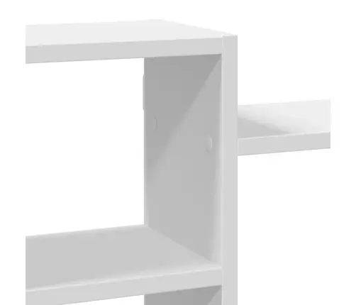 Seinariiul, Valge, 129X18X42 cm Tehispuit