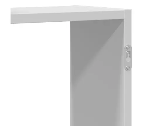 Seinariiul, Valge, 129X18X42 cm Tehispuit