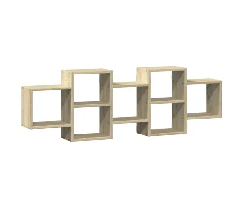 Sieninė Lentyna, Sonoma Ąžuolo, 129X18X42cm Apdirbta Mediena