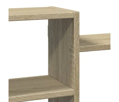 Sieninė Lentyna, Sonoma Ąžuolo, 129X18X42cm Apdirbta Mediena