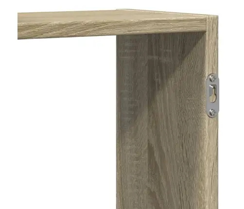 Sieninė Lentyna, Sonoma Ąžuolo, 129X18X42cm Apdirbta Mediena