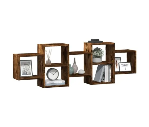 Sieninė Lentyna, Dūminio Ąžuolo, 129X18X42cm Apdirbta Mediena