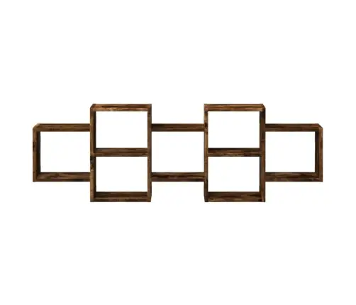 Sieninė Lentyna, Dūminio Ąžuolo, 129X18X42cm Apdirbta Mediena