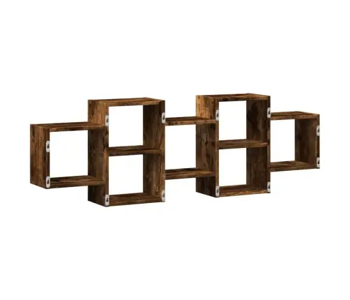 Sieninė Lentyna, Dūminio Ąžuolo, 129X18X42cm Apdirbta Mediena