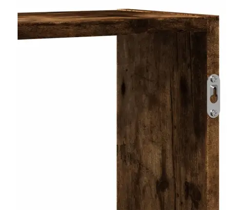 Sieninė Lentyna, Dūminio Ąžuolo, 129X18X42cm Apdirbta Mediena