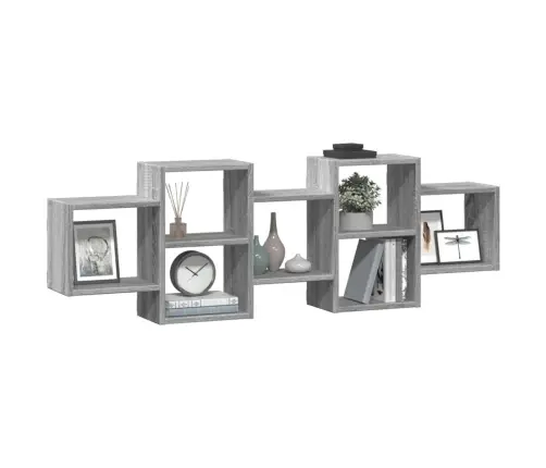 Sieninė Lentyna, Pilka Ąžuolo, 129X18X42cm Apdirbta Mediena