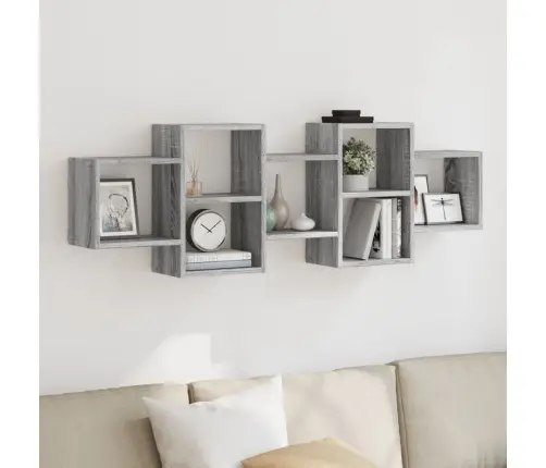 Sieninė Lentyna, Pilka Ąžuolo, 129X18X42cm Apdirbta Mediena