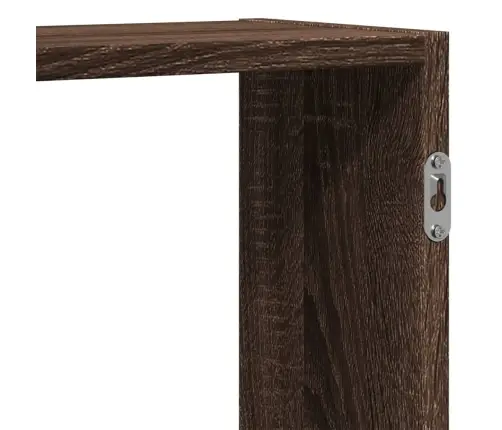 Seinariiul, Pruun Tamm, 129X18X42 cm Tehispuit