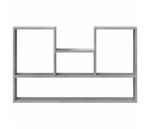 Sieninė Lentyna, Betono Pilka, 99X15X60cm Apdirbta Mediena