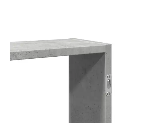 Sieninė Lentyna, Betono Pilka, 99X15X60cm Apdirbta Mediena