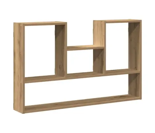 Sienas Plaukts, Koka Krāsa, 99X15X60 Cm, Inženierijas Koks Vidaxl