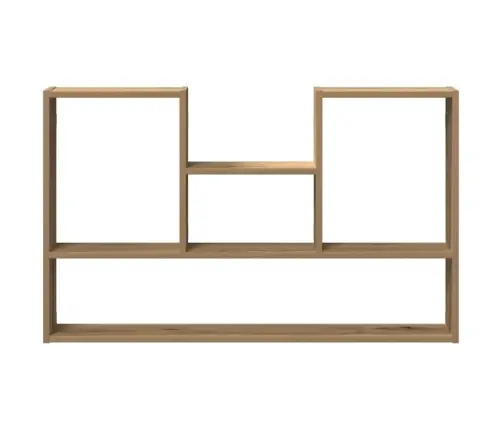 Sienas Plaukts, Koka Krāsa, 99X15X60 Cm, Inženierijas Koks Vidaxl