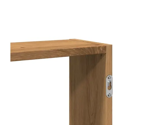 Sienas Plaukts, Koka Krāsa, 99X15X60 Cm, Inženierijas Koks Vidaxl