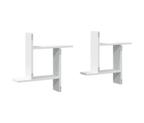 Sienas Plaukti, 2 Gab., Balti, 50X12X50 Cm, Inženierijas Koks Vidaxl Sienas Plaukti, 2 Gab., Balti, 50X12X50 Cm, Inženierijas Koks Vidaxl