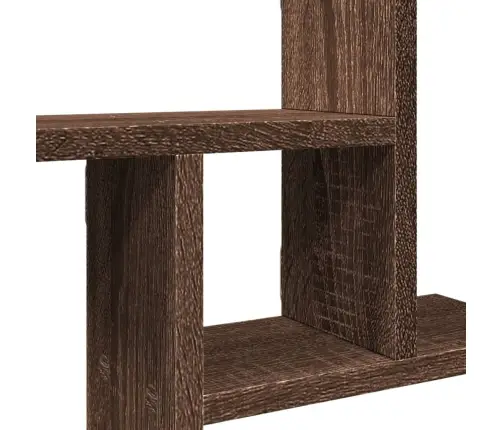 Sienas Plaukti, 2 Gb., Brūna Ozolkoka, 50X12X50 Cm, Koks Vidaxl