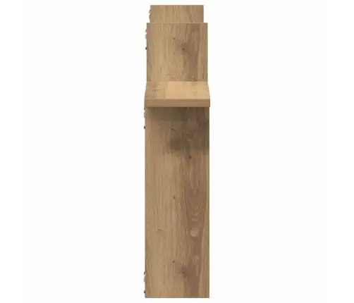 Sieninės Lentynos, 2Vnt., Artisano Ąžuolo, 50X12X50cm Mediena