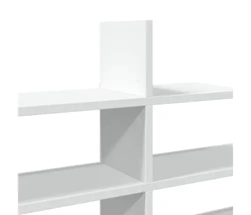 Seinariiul, Valge, 124,5X18X60,5 cm Tehispuit