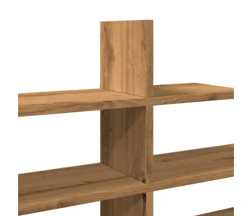 Sienas Plaukts Koka Krāsa 124,5X18X60,5 Cm Inženierijas Koks Vidaxl