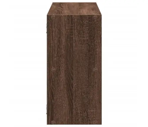 Sieninė Lentyna, Ruda Ąžuolo, 100X25X50cm Apdirbta Mediena