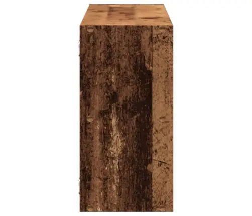 Sienas Plaukts, Veca Koka, 100X25X50 Cm, Inženierijas Koks Vidaxl