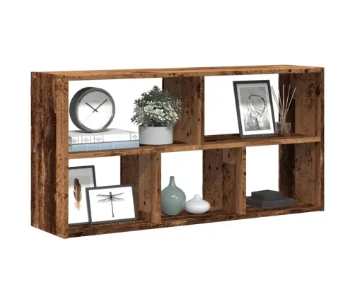 Sienas Plaukts, Veca Koka, 100X25X50 Cm, Inženierijas Koks Vidaxl