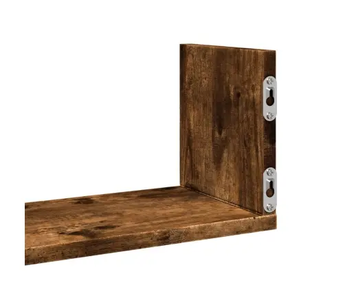 Sienas Plaukti, 3 Gab., Ozola, 58X18X18 Cm, Inženierijas Koks Vidaxl