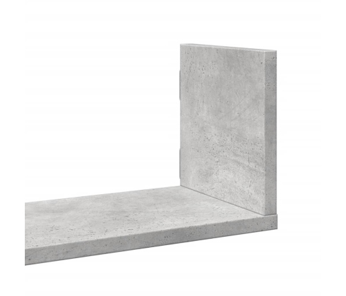 Seinariiulid 3 Tk, Betoonhall, 80X18X18 cm Tehispuit