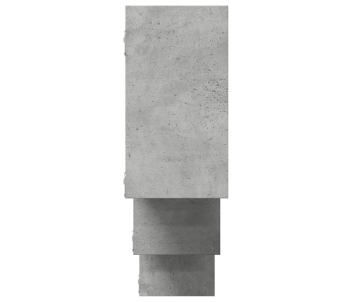 Sienas Plaukts, Betona Pelēks, 159X18X66 Cm, Inženierijas Koks Vidaxl