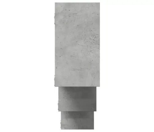Sieninė Lentyna, Betono Pilka, 159X18X66cm Apdirbta Mediena