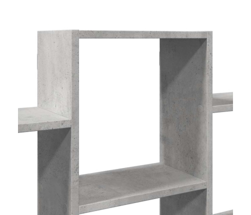 Sienas Plaukts, Betona Pelēks, 159X18X66 Cm, Inženierijas Koks Vidaxl