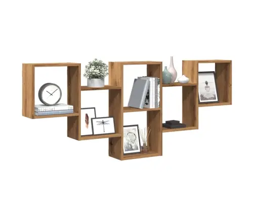 Sienas Plaukts, Koka Krāsa, 159X18X66 Cm, Inženierijas Koks Vidaxl