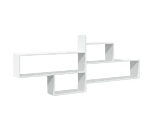 Sienas Plaukts, Balts, 167,5X18X68 Cm, Inženierijas Koks Vidaxl