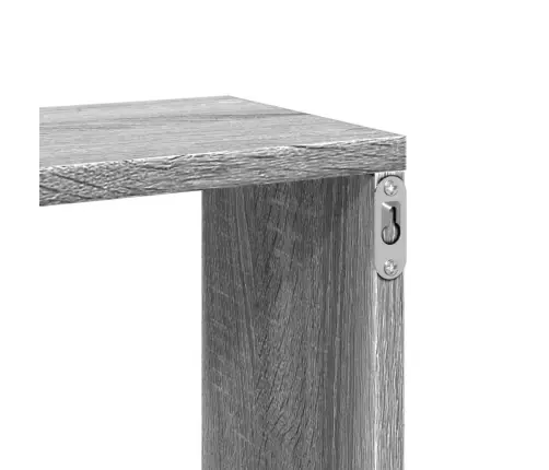 Sienas Plaukts, Pelēka Ozola, 167,5X18X68 Cm, Inženierijas Koks Vidaxl