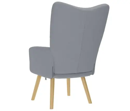 Poilsio Kėdė, Šviesiai Pilkos Spalvos, Audinys