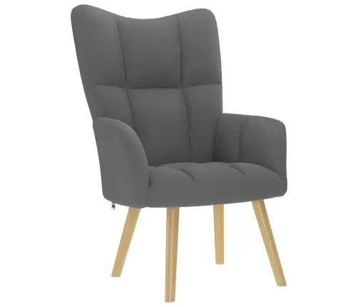 Atpūtas Krēsls, Tumši Pelēks Audums Vidaxl