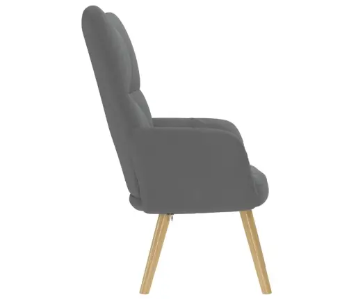 Atpūtas Krēsls, Tumši Pelēks Audums Vidaxl